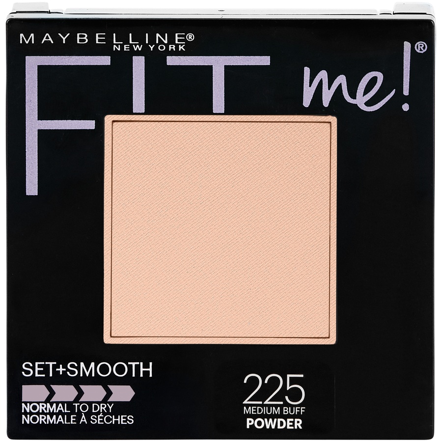 slide 1 of 3, Maybelline FIT ME! Set + Smooth Powder - 225 Medium Buff, 1 ct