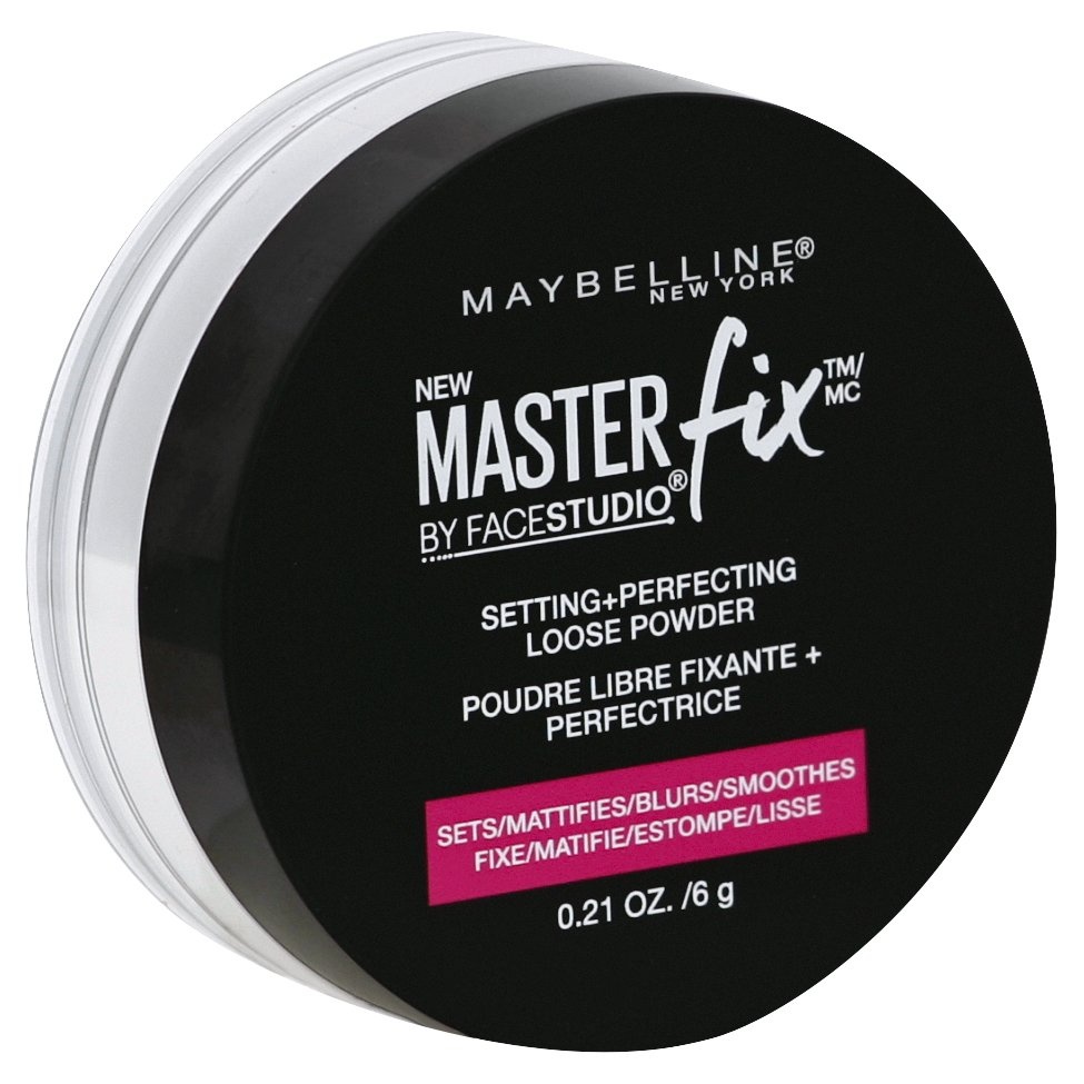 slide 1 of 3, Maybelline Facestudio Master Fix Setting + Perfecting Loose Powder 10 Translucent, 0.21 oz