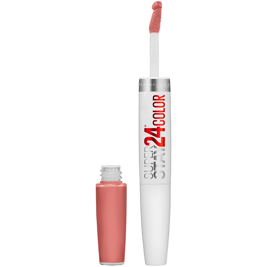 slide 1 of 8, Maybelline Super Stay 24 2 - Step Liquid Lipstick - Loaded Latte, 0.78 oz