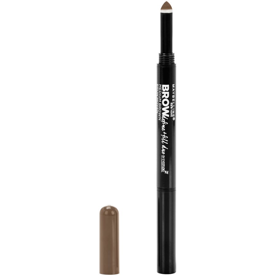 slide 1 of 8, Maybelline Eyestudio Brow Define + Fill Duo - 257 Medium Brown - 0.021oz, 0.021 oz