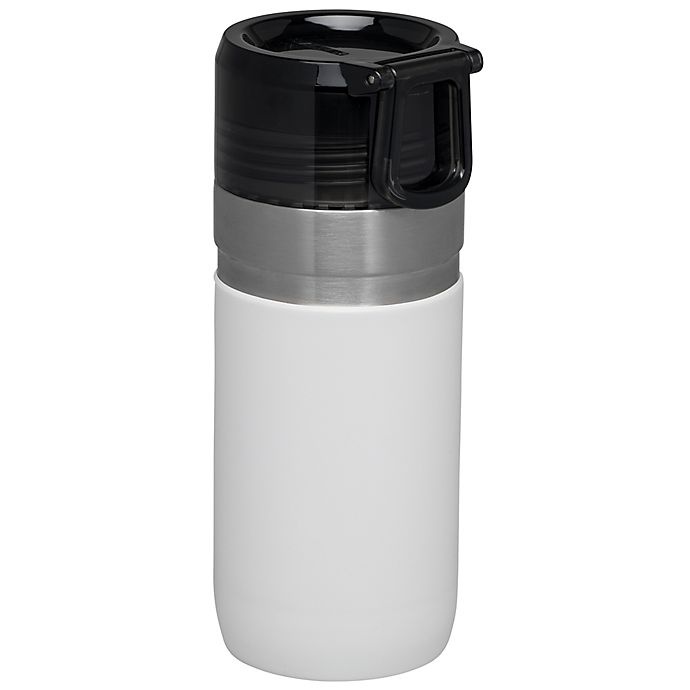 slide 2 of 4, STANLEY Go Stainless Steel Vacuum Insulated Bottle - White, 16 oz