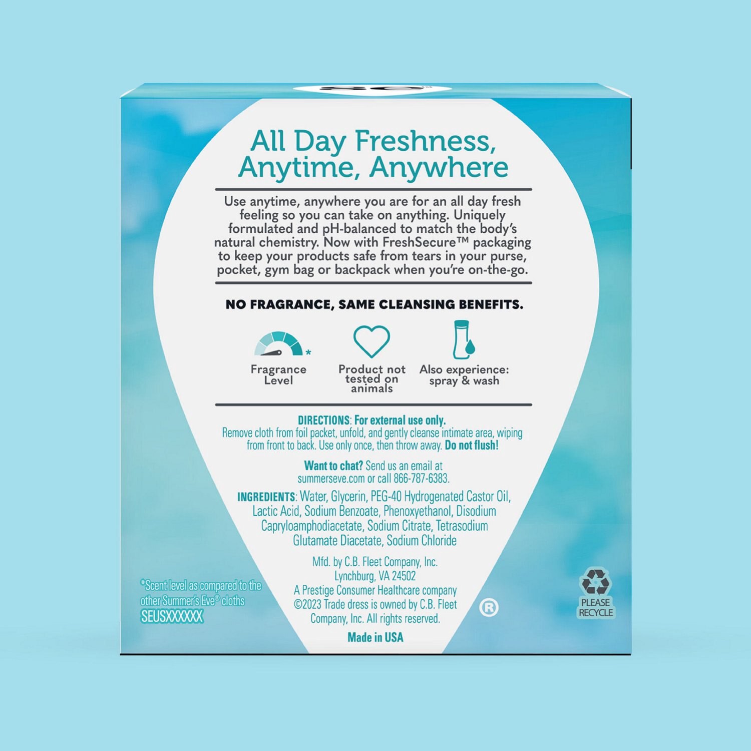 slide 4 of 6, Summer's Eve Fragrance Free Cleansing 32 Cloths, 12 ct
