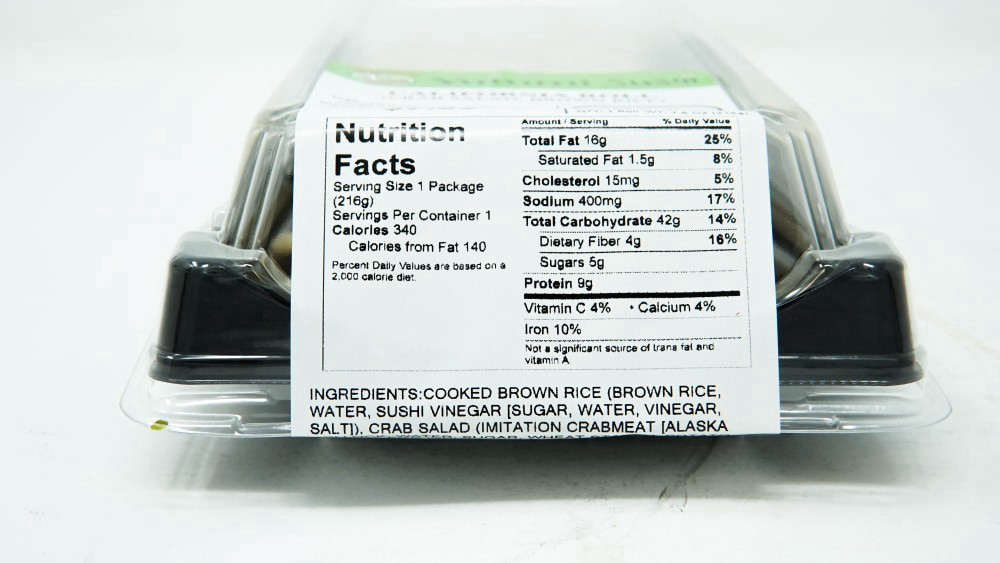 slide 2 of 2, Yummi Sushi Crab Salad Brown Rice California Roll - 7.6 OZ, 7.6 oz