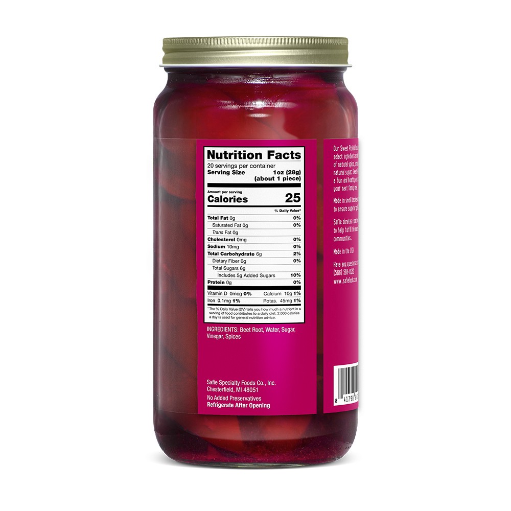 Safie's Specialty Foods Safies Sweet Pickled Beets 35 oz Shipt