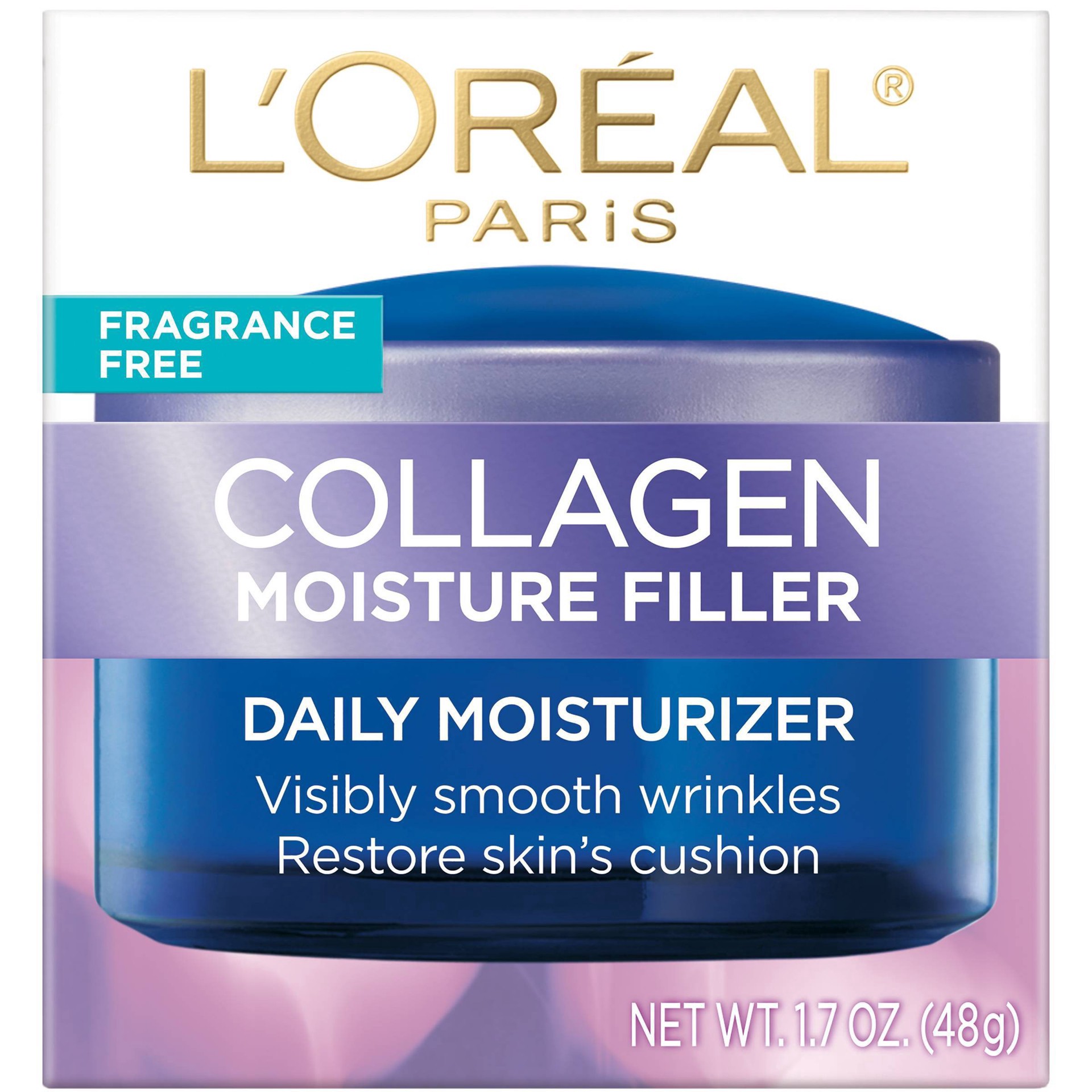slide 5 of 13, L'Oréal Fragrance Free Collagen Moisture Filler 1.7 oz, 1.7 oz