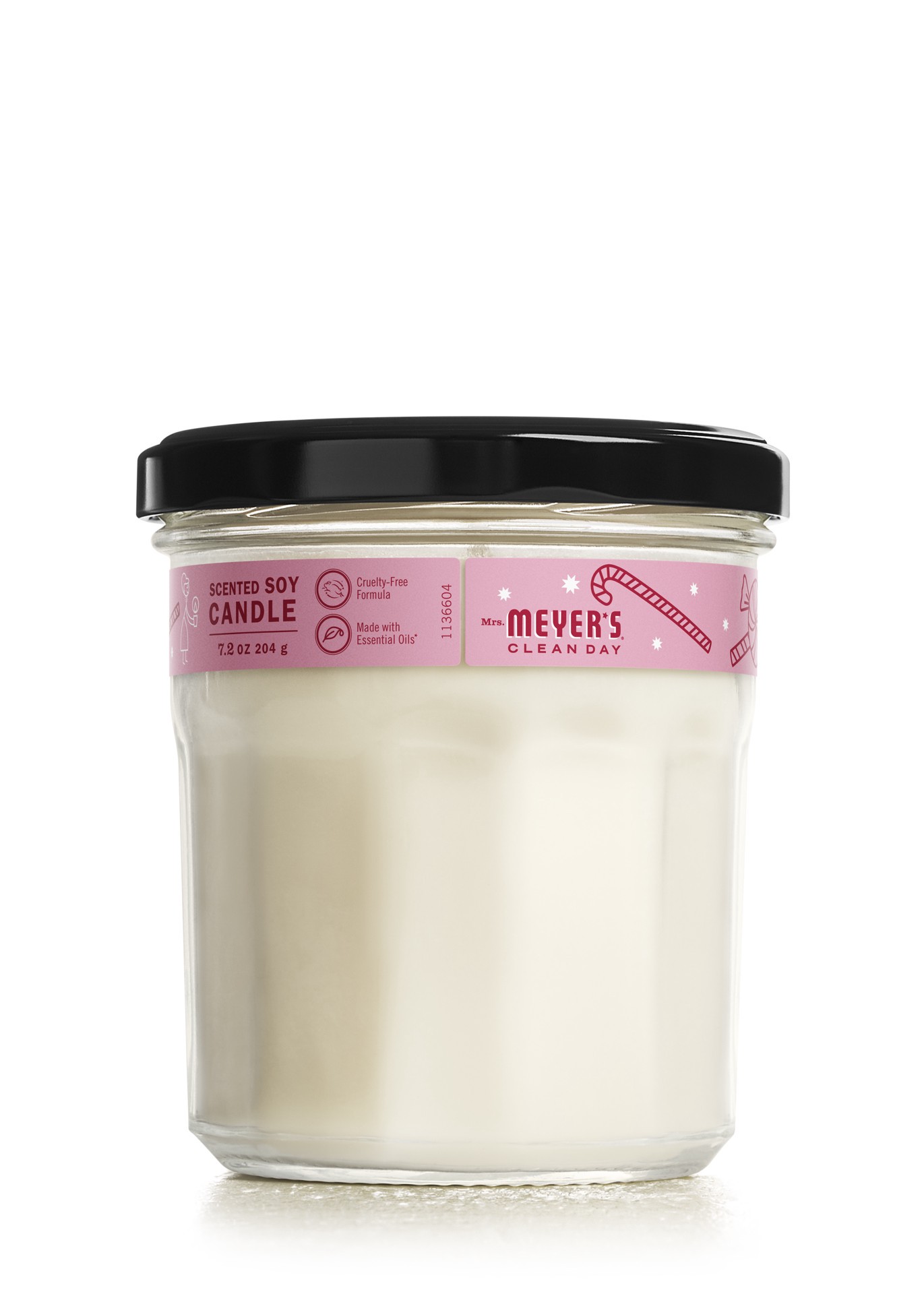 slide 2 of 9, Mrs. Meyer's Clean Day Scented Soy Candle, Peppermint Scent, 7.2 oz