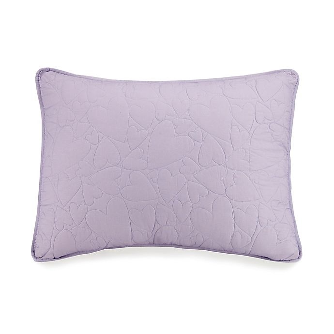 slide 4 of 5, Urban Playground Heart Twin Quilt Set - Lavender, 4 ct