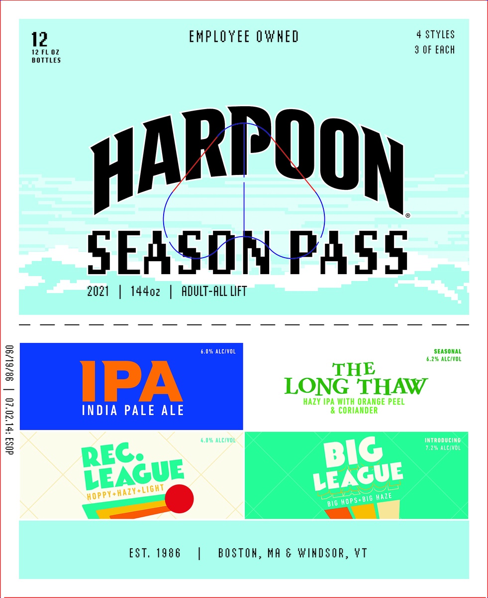 slide 3 of 6, Harpoon Brewery Summer Vacation Variety Pack, 12 ct; 12 fl oz
