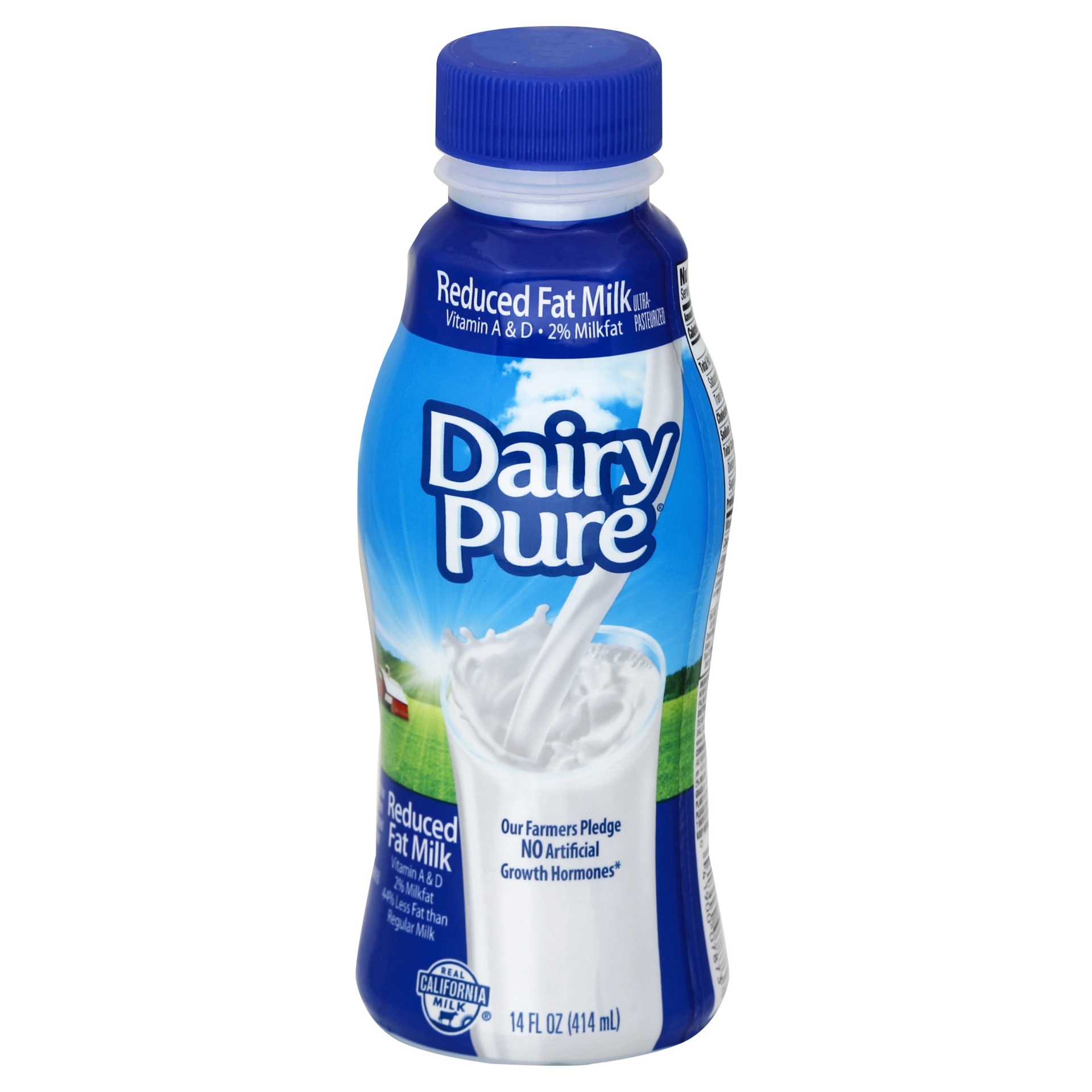 slide 1 of 2, Dairy Pure 2% Milk, 14 fl oz
