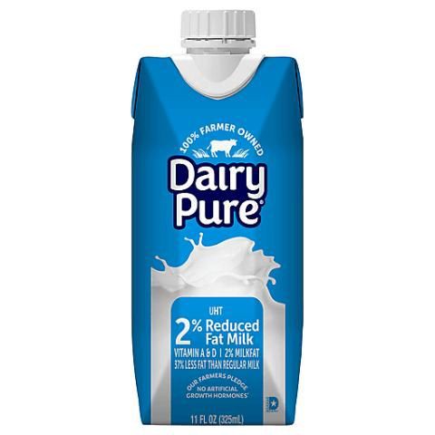 slide 1 of 1, Dairy Pure 2% Milk, 11 oz