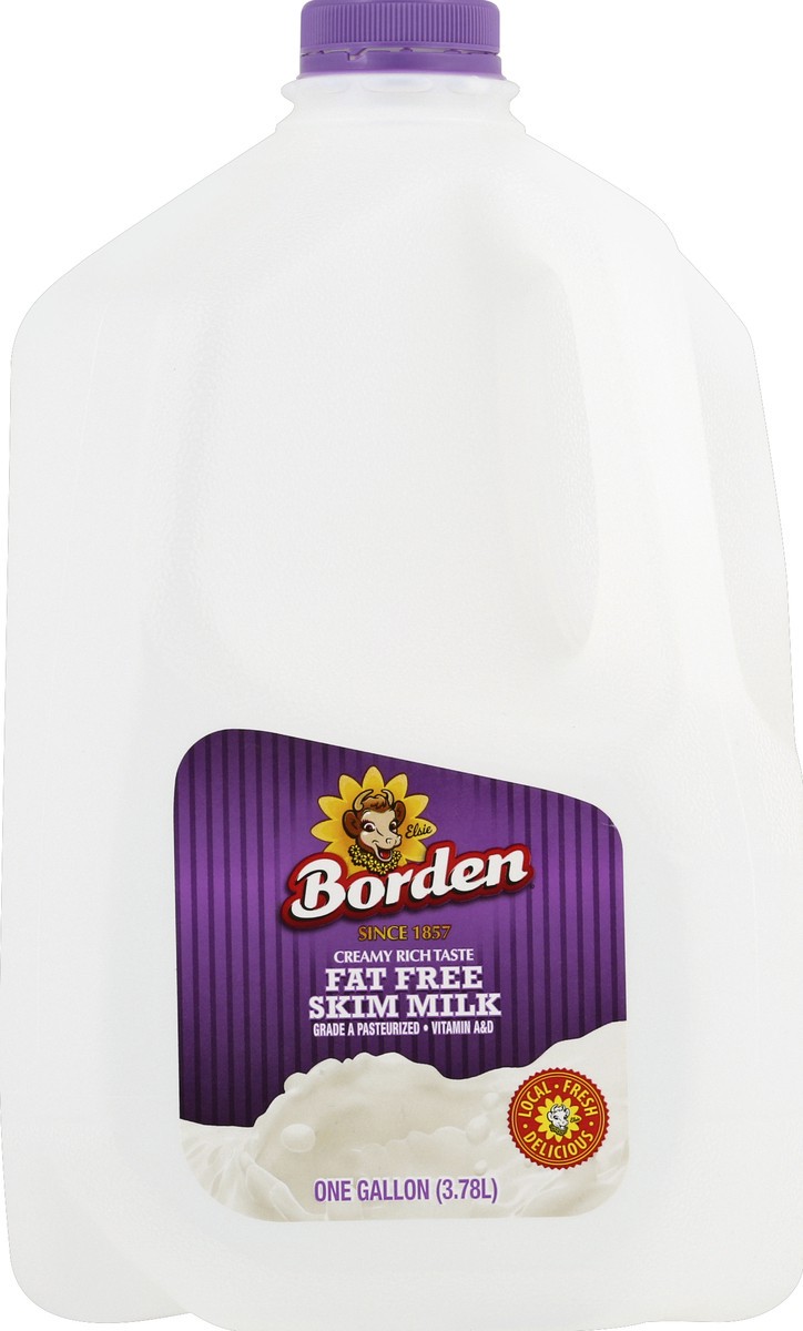 slide 5 of 6, Borden Milk 1 gl, 128 oz