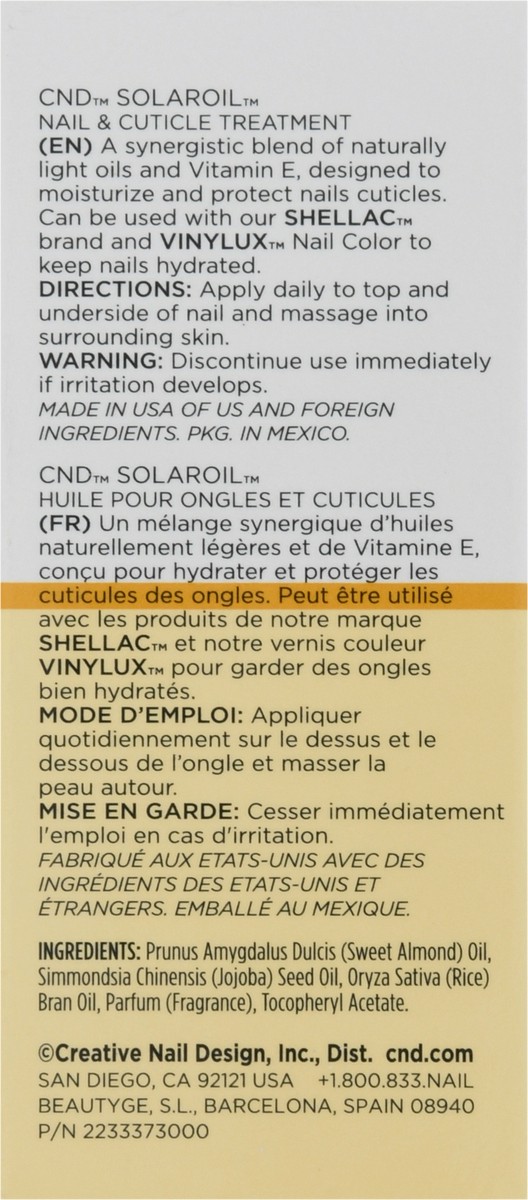 slide 7 of 9, CND SolarOil Nail & Cuticle Care 0.5 fl oz, 0.5 fl oz