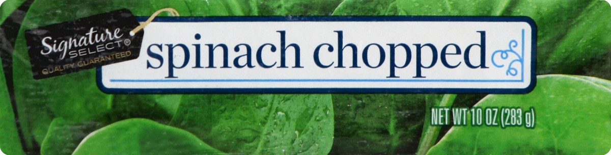 slide 5 of 11, Signature Select Spinach 10 oz, 10 oz