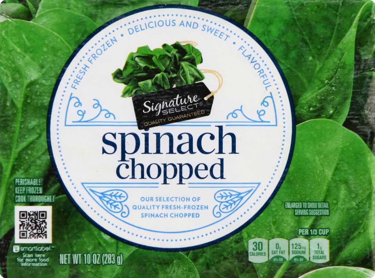 slide 1 of 11, Signature Select Spinach 10 oz, 10 oz