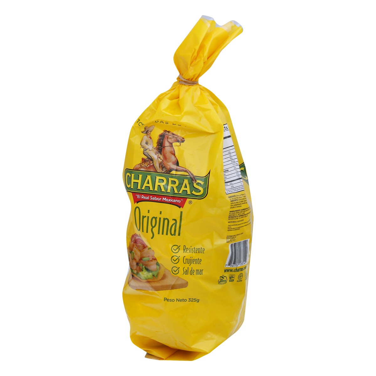 slide 3 of 9, Charras Tostadas Natural, 11.46 oz