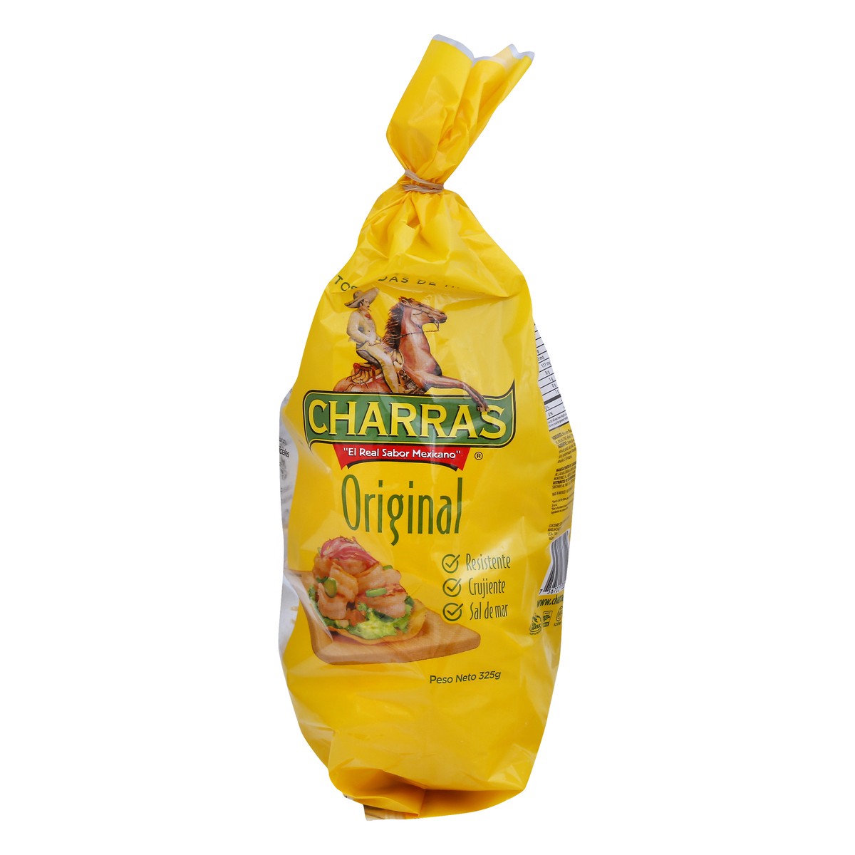 slide 1 of 9, Charras Tostadas Natural, 11.46 oz