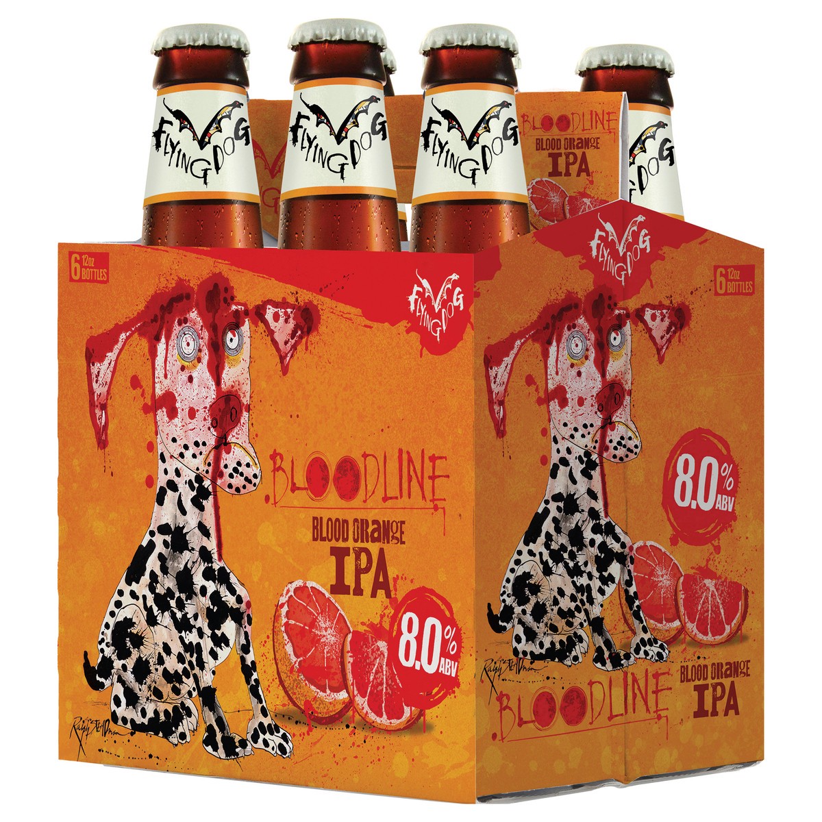 slide 3 of 6, Flying Dog Bloodline Orange Ale 6Pk, 12 oz