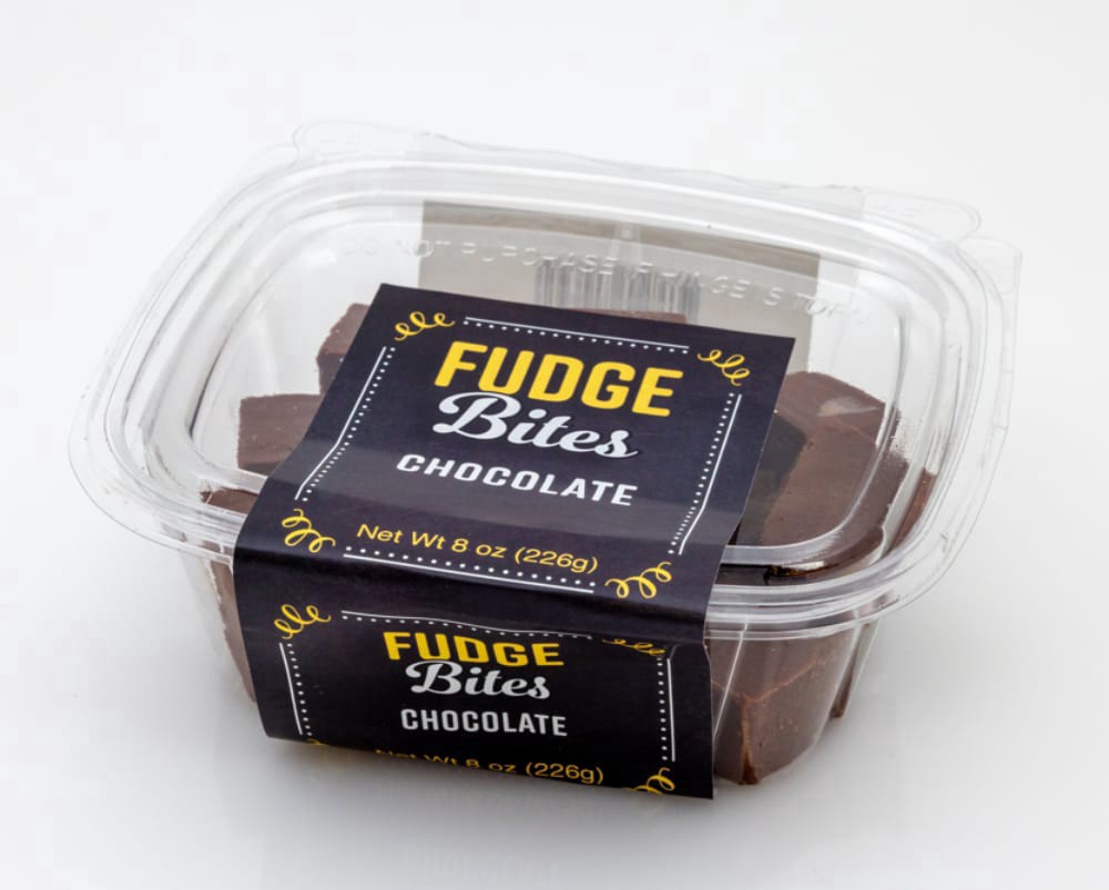 slide 2 of 3, Fudgeamentals Fresh Chocolate Fudge Bites - 8 oz, 8 oz