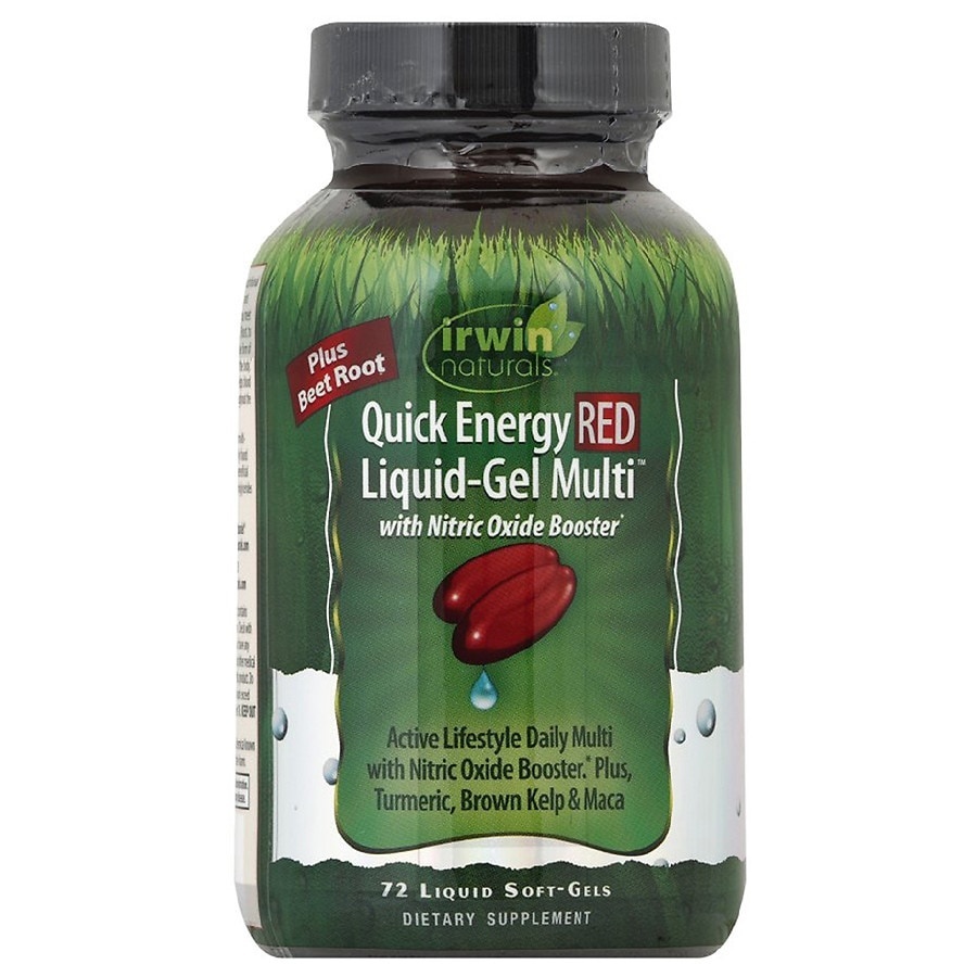 slide 1 of 1, Irwin Naturals Quick Energy Liquid-Gel Multi 72 ea, 72 ct