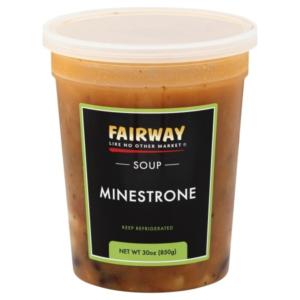 slide 1 of 1, Fairway Soup Minestrone, 32 oz