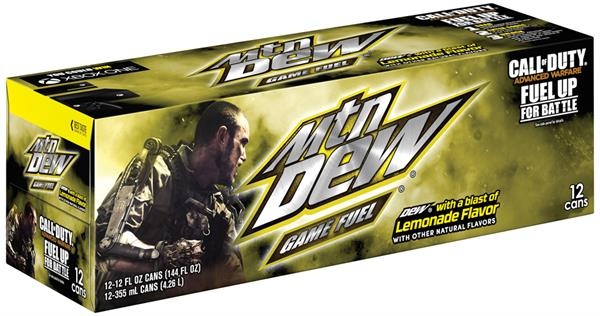 slide 1 of 1, Mountain Dew Game Fuel Lemonade - 12 ct; 12 fl oz, 144 oz