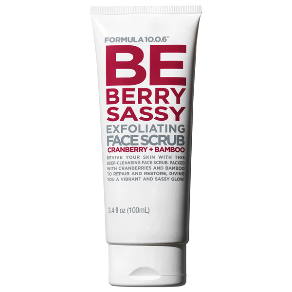 slide 1 of 1, Formula 10.0.6 Be Berry Sassy Exfoliating Face Scrub, 3.4 fl oz