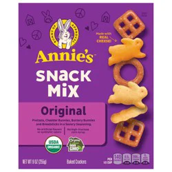 Annie's Organic Assorted Crackers and Pretzels Snack Mix, 9 oz