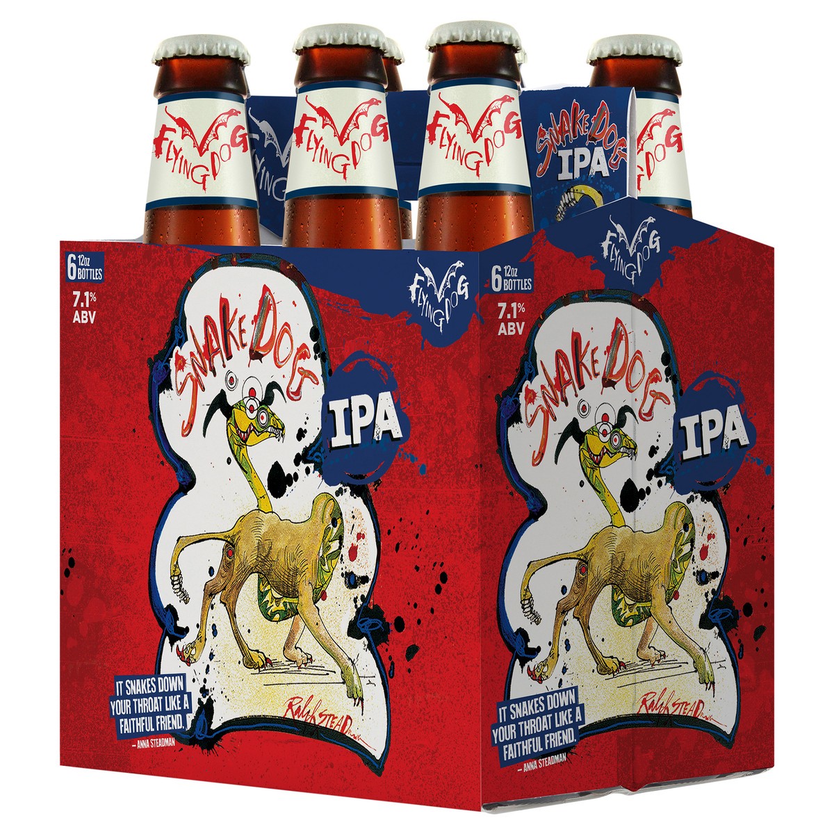 slide 3 of 6, Flying Dog Beer, Ipa, Snake Dog, 72 oz