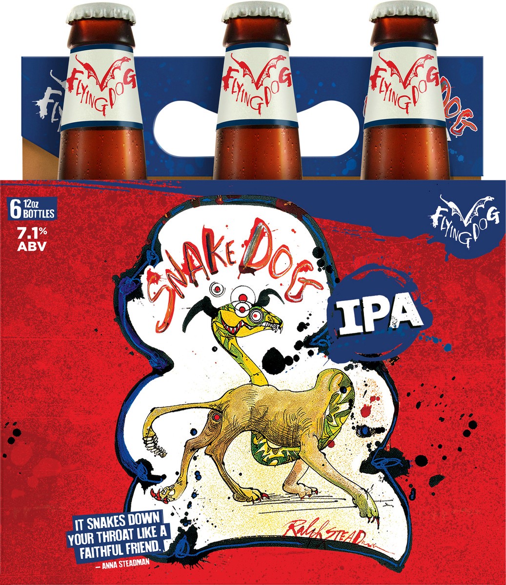 slide 5 of 6, Flying Dog Beer, Ipa, Snake Dog, 72 oz