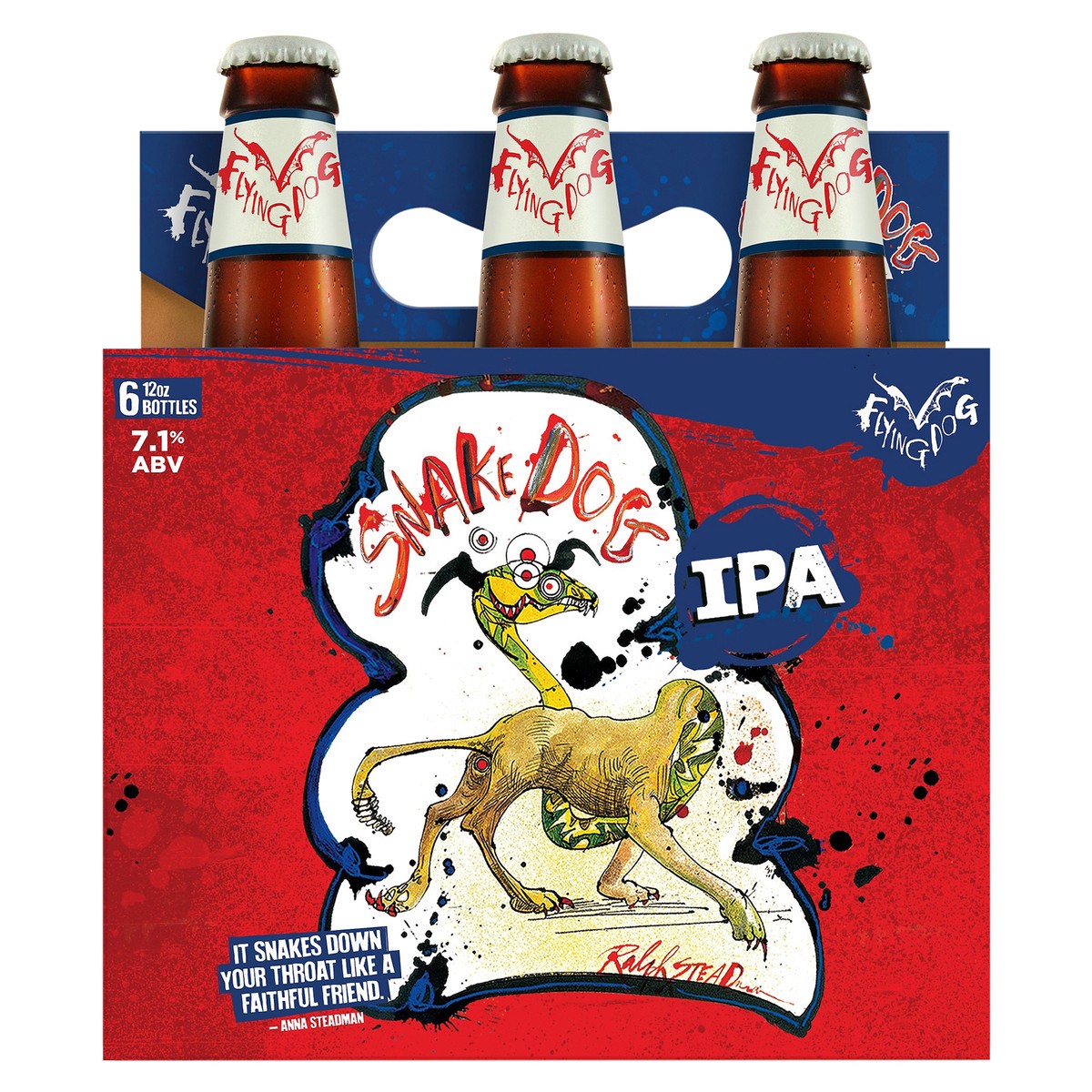 slide 1 of 6, Flying Dog Beer, Ipa, Snake Dog, 72 oz