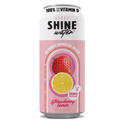 Shine Water Zero Sugar Strawberry Lemon Water 16 fl oz