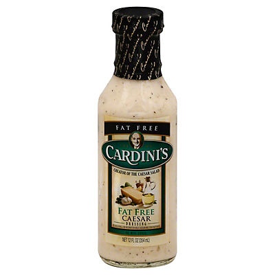 slide 1 of 1, Cardini's Fat Free Caesar Dressing, 12 oz