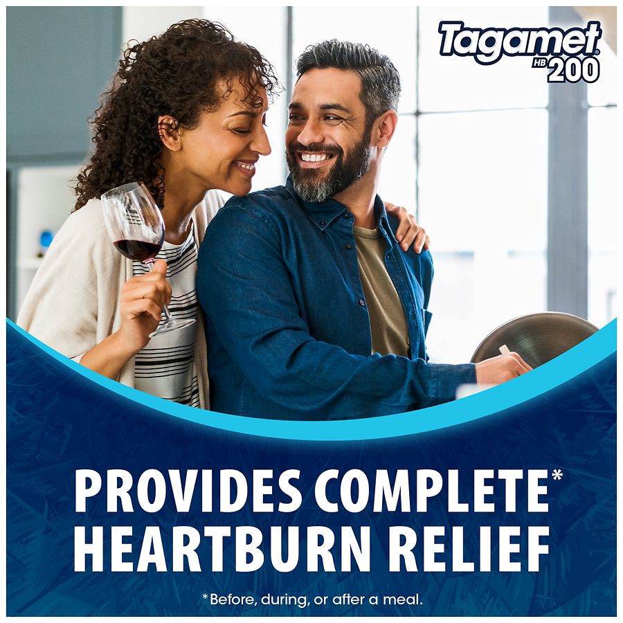 slide 5 of 5, Tagamet HB 200 Cimetidine Acid Reducer and Heartburn Relief, 30 ct