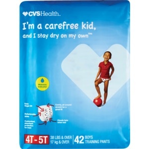 slide 1 of 1, CVS Health Training Pants For Boys Size 4t-5t (38-50 Lbs), 42 ct