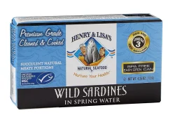 Henry & Lisa's Wild Sardines in Spring Water