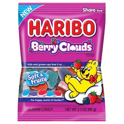 slide 1 of 1, Haribo Berry Clouds, 4.1 oz