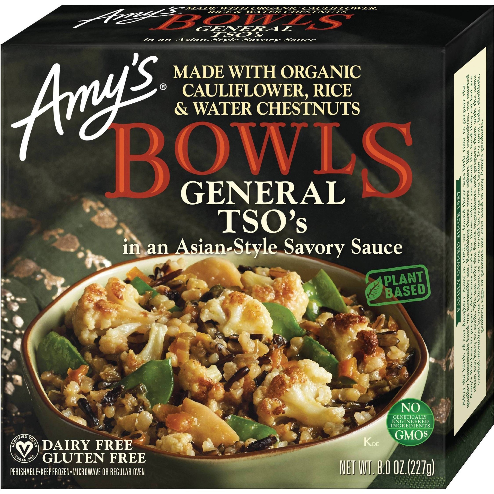 slide 1 of 3, Amy's Frozen General Tso's Bowl, 8 oz