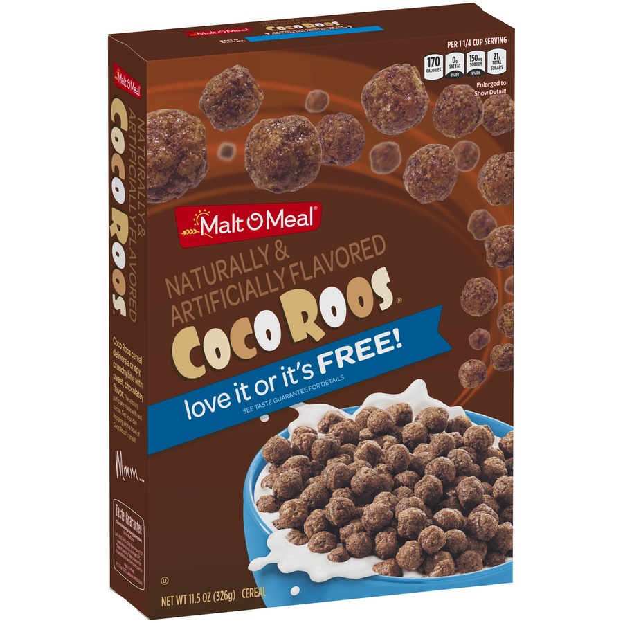 slide 2 of 8, Malt-O-Meal Coco Roos, 11.5 oz