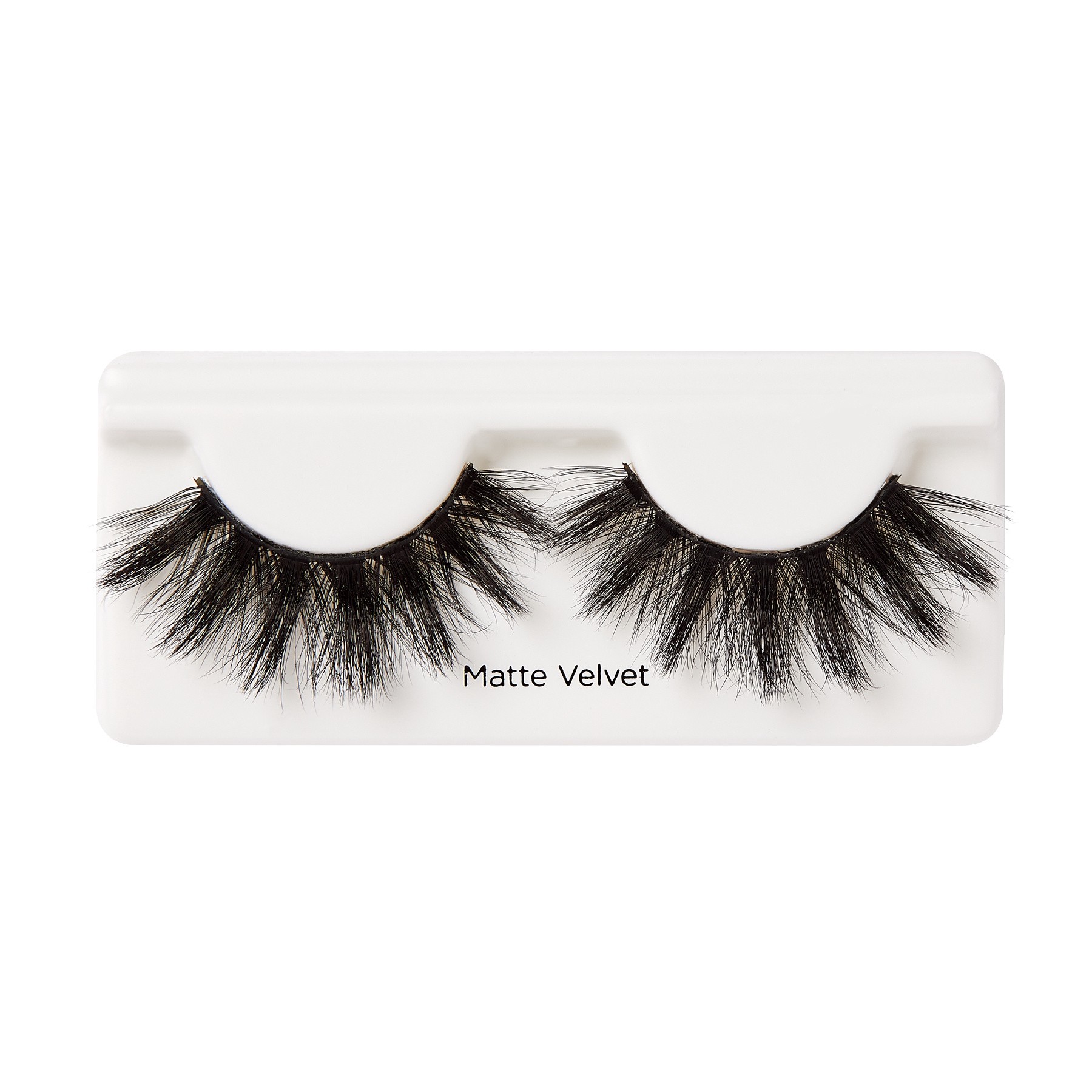 slide 3 of 5, KISS Lash Couture Matte Black Faux Mink, Matte Velvet, False Eyelashes, 1 ct