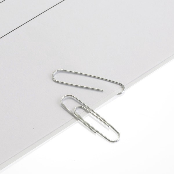 slide 2 of 5, Office Depot Brand Paper Clips, No. 1 Regular - Silver, Nonskid Finish, 10 ct