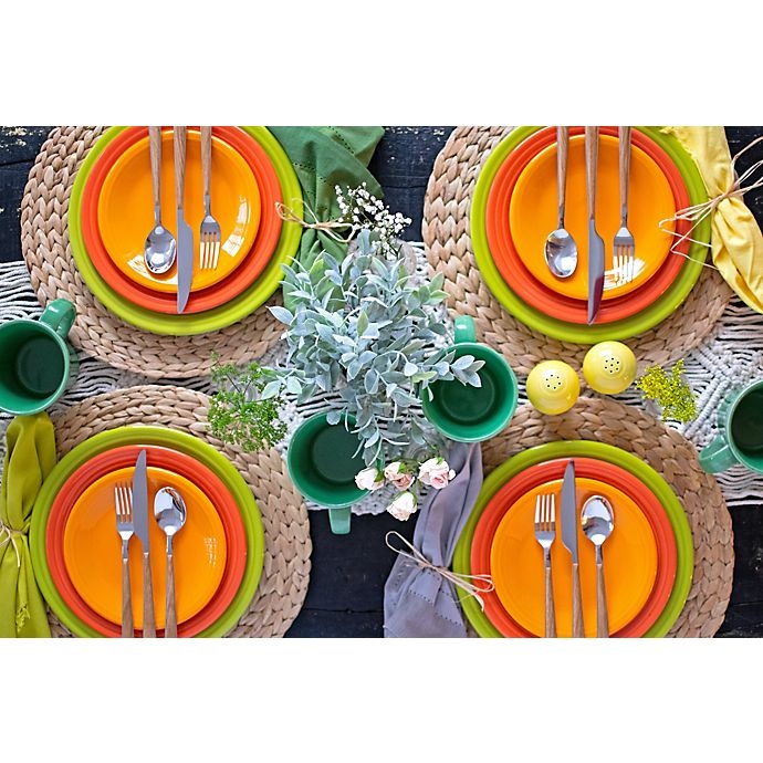 slide 5 of 5, Fiesta Place Setting - Lemongrass, 4 ct