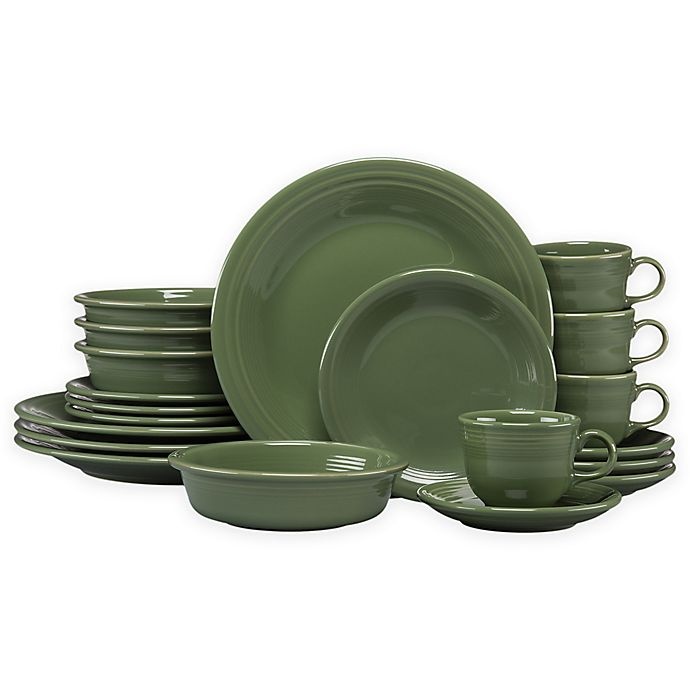 slide 1 of 1, Fiesta Dinnerware Set - Sage, 20 ct