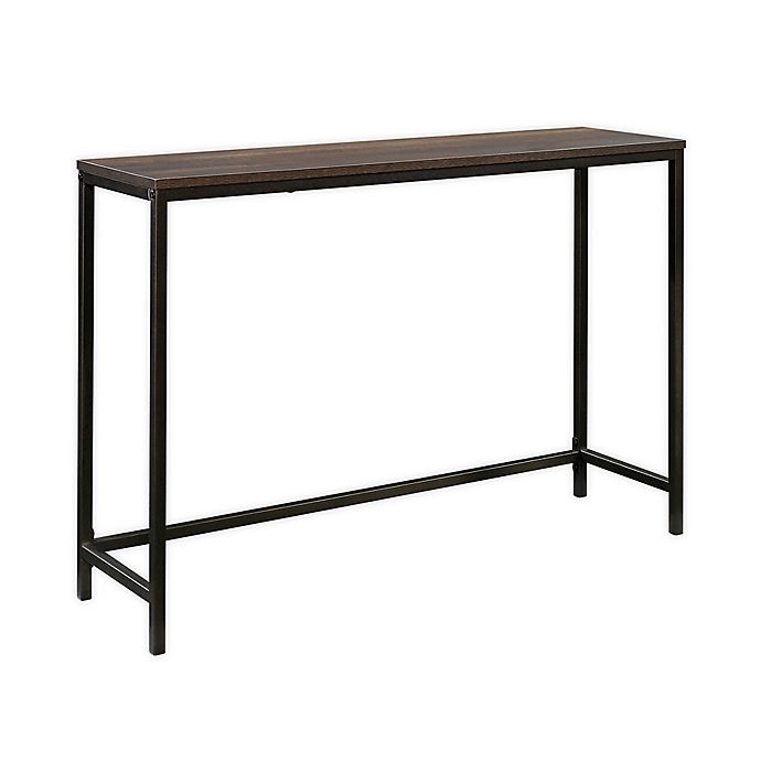 slide 1 of 8, Sauder North Avenue Sofa Table - Smoked Oak, 1 ct