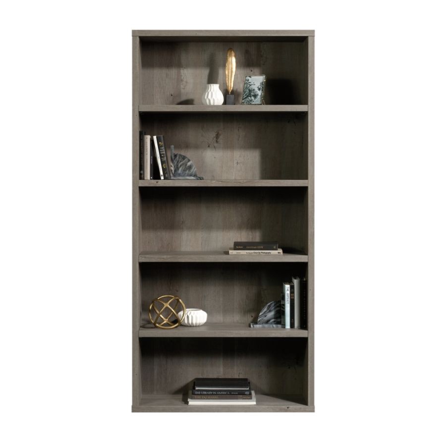 slide 5 of 9, Sauder Optimum Bookcase, 73-1/2'', 5 Shelves, Mystic Oak, 1 ct