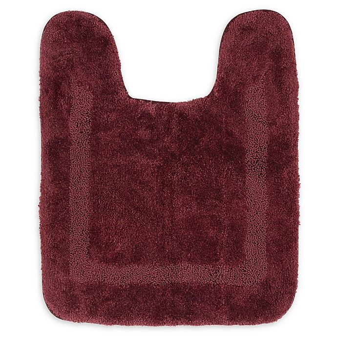 slide 1 of 1, Mohawk Home Facet Contour Bath Mat - Merlot, 1 ct