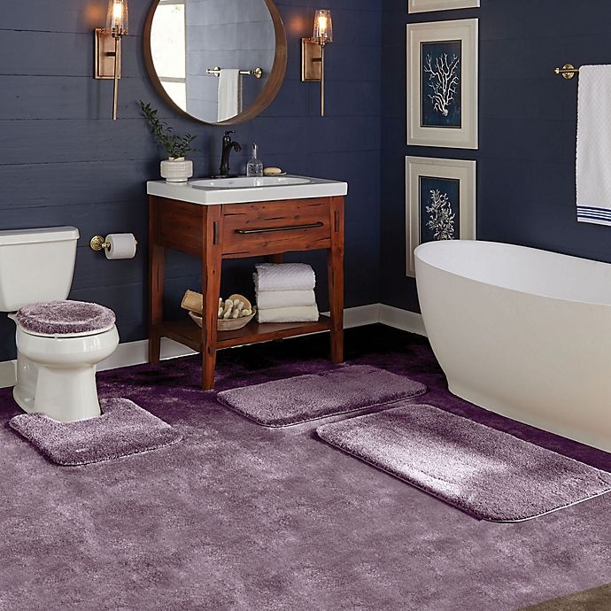 slide 2 of 3, Wamsutta Duet Universal Toilet Lid Cover - Amethyst, 1 ct