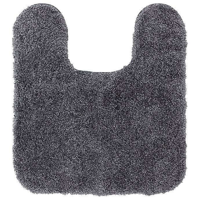 slide 1 of 3, Simply Essential Tufted Bath Rug - Charcoal, 20 in x 22 in