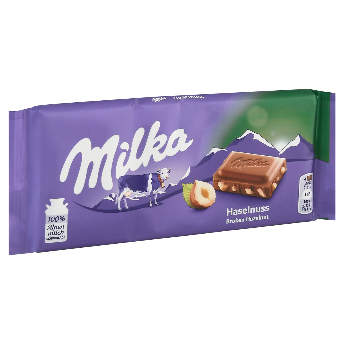 slide 5 of 9, Milka Broken Hazelnut Chocolate 3.5 oz, 3.5 oz