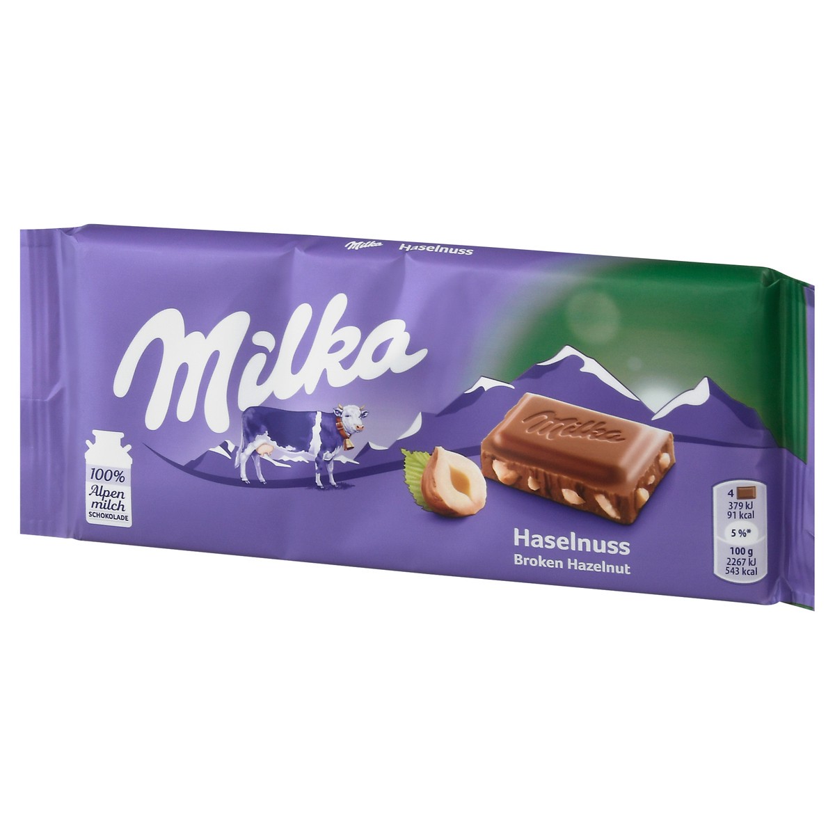 slide 8 of 9, Milka Broken Hazelnut Chocolate 3.5 oz, 3.5 oz