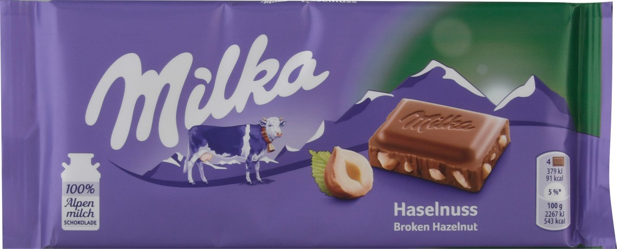 slide 6 of 9, Milka Broken Hazelnut Chocolate 3.5 oz, 3.5 oz